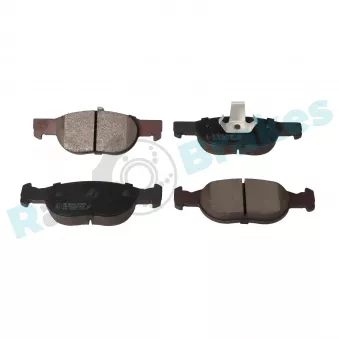 Jeu de 4 plaquettes de frein avant RAP BRAKES R-P0258