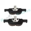 Jeu de 4 plaquettes de frein avant RAP BRAKES R-P0258 - Visuel 3
