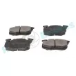 Jeu de 4 plaquettes de frein avant RAP BRAKES R-P0260 - Visuel 2
