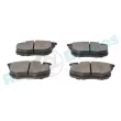 Jeu de 4 plaquettes de frein avant RAP BRAKES R-P0260 - Visuel 3