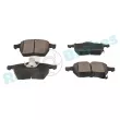 Jeu de 4 plaquettes de frein avant RAP BRAKES R-P0261 - Visuel 2