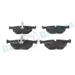 Jeu de 4 plaquettes de frein arrière RAP BRAKES R-P0263 - Visuel 1