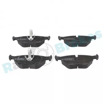 Jeu de 4 plaquettes de frein arrière RAP BRAKES R-P0263