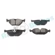 Jeu de 4 plaquettes de frein arrière RAP BRAKES R-P0263 - Visuel 2