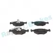 Jeu de 4 plaquettes de frein avant RAP BRAKES R-P0266 - Visuel 1