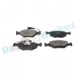 Jeu de 4 plaquettes de frein avant RAP BRAKES R-P0266 - Visuel 2