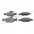 Jeu de 4 plaquettes de frein avant RAP BRAKES R-P0266 - Visuel 3