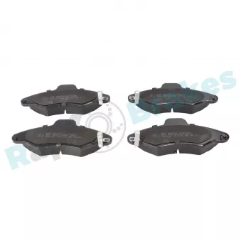 Jeu de 4 plaquettes de frein avant RAP BRAKES R-P0268