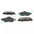 Jeu de 4 plaquettes de frein avant RAP BRAKES R-P0268 - Visuel 2