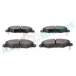Jeu de 4 plaquettes de frein avant RAP BRAKES R-P0268 - Visuel 3