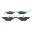 Jeu de 4 plaquettes de frein avant RAP BRAKES R-P0270 - Visuel 1