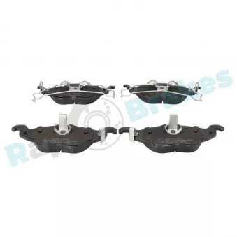 Jeu de 4 plaquettes de frein avant RAP BRAKES R-P0270