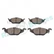 Jeu de 4 plaquettes de frein avant RAP BRAKES R-P0270 - Visuel 3