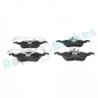 Jeu de 4 plaquettes de frein avant RAP BRAKES R-P0276 - Visuel 1