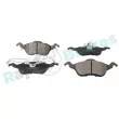 Jeu de 4 plaquettes de frein avant RAP BRAKES R-P0276 - Visuel 2
