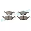 Jeu de 4 plaquettes de frein avant RAP BRAKES R-P0276 - Visuel 3