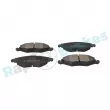 Jeu de 4 plaquettes de frein avant RAP BRAKES R-P0278 - Visuel 1