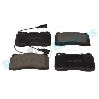 Jeu de 4 plaquettes de frein avant RAP BRAKES R-P0280