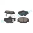 Jeu de 4 plaquettes de frein avant RAP BRAKES R-P0282 - Visuel 2