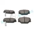 Jeu de 4 plaquettes de frein avant RAP BRAKES R-P0282 - Visuel 3
