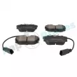 Jeu de 4 plaquettes de frein arrière RAP BRAKES R-P0286 - Visuel 2