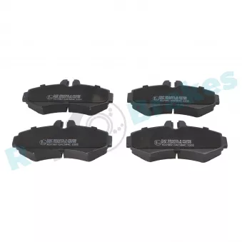 Jeu de 4 plaquettes de frein avant RAP BRAKES R-P0288
