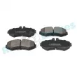 Jeu de 4 plaquettes de frein avant RAP BRAKES R-P0288 - Visuel 2