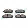 Jeu de 4 plaquettes de frein avant RAP BRAKES R-P0288 - Visuel 3