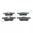 Jeu de 4 plaquettes de frein avant RAP BRAKES R-P0289 - Visuel 1