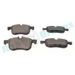 Jeu de 4 plaquettes de frein avant RAP BRAKES R-P0289 - Visuel 3