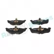 Jeu de 4 plaquettes de frein avant RAP BRAKES R-P0290 - Visuel 1