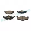 Jeu de 4 plaquettes de frein avant RAP BRAKES R-P0290 - Visuel 2