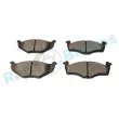 Jeu de 4 plaquettes de frein avant RAP BRAKES R-P0290 - Visuel 3