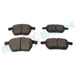 Jeu de 4 plaquettes de frein avant RAP BRAKES R-P0291 - Visuel 3