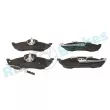 Jeu de 4 plaquettes de frein avant RAP BRAKES R-P0293 - Visuel 1