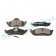 Jeu de 4 plaquettes de frein avant RAP BRAKES R-P0293 - Visuel 2
