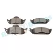 Jeu de 4 plaquettes de frein avant RAP BRAKES R-P0293 - Visuel 3