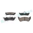 Jeu de 4 plaquettes de frein arrière RAP BRAKES R-P0294 - Visuel 2