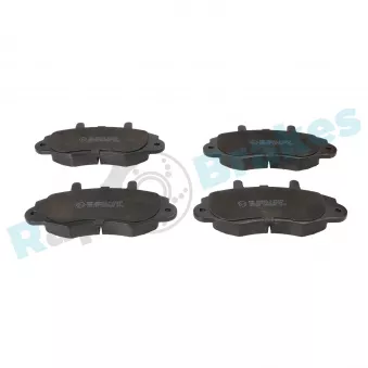 Jeu de 4 plaquettes de frein avant RAP BRAKES R-P0295