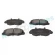 Jeu de 4 plaquettes de frein avant RAP BRAKES R-P0295 - Visuel 2