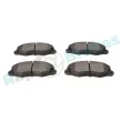 Jeu de 4 plaquettes de frein avant RAP BRAKES R-P0295 - Visuel 3