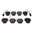 Jeu de 4 plaquettes de frein avant RAP BRAKES R-P0296 - Visuel 2