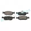 Jeu de 4 plaquettes de frein avant RAP BRAKES R-P0298 - Visuel 2