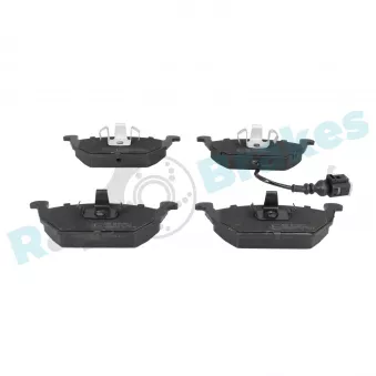 Jeu de 4 plaquettes de frein avant RAP BRAKES R-P0301
