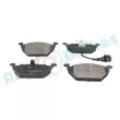Jeu de 4 plaquettes de frein avant RAP BRAKES R-P0301 - Visuel 2