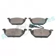 Jeu de 4 plaquettes de frein avant RAP BRAKES R-P0301 - Visuel 3