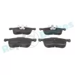 Jeu de 4 plaquettes de frein avant RAP BRAKES R-P0303 - Visuel 1