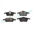 Jeu de 4 plaquettes de frein arrière RAP BRAKES R-P0304 - Visuel 2