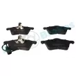 Jeu de 4 plaquettes de frein avant RAP BRAKES R-P0305 - Visuel 1