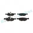 Jeu de 4 plaquettes de frein avant RAP BRAKES R-P0307 - Visuel 1